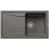 Image de BLANCO SONA 5 S | Évier en granit SILGRANIT gris volcanique | Type de montage : encastré par le haut | Réversible | Pour armoires inférieures de 50 cm de large | Grand bac | Surface facile à nettoyer