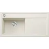 Image de BLANCO Zenar XL 6 S SILGRANIT blanc doux, type d'encastrement : encastrement par le haut, bac principal à gauche, avec commande d'écoulement, sans accessoires, meuble bas de 60 cm, grand cuve, surface