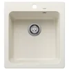 Image de BLANCO NAYA 45 | Évier en granit blanc doux | Type de montage : montage par le haut | Pour armoires inférieures de 45 cm de large | Grand volume de bassin pour une utilisation optimale | Surface