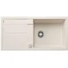Image de BLANCO METRA XL 6 S | Évier en granit en silgranit blanc doux | Type de montage : encastré par le haut | Réversible | Pour armoires inférieures de 60 cm de large | Grand bac | Facile à nettoyer | [100