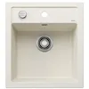 Image de BLANCO Dalago 45 527059 SILGRANIT avec commande de vidange Blanc