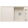 Image de BLANCO AXIA III 5 S 527039 Évier Silgranit Réversible avec planche à découper en verre Blanc