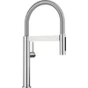 Image de BLANCO CULINA-S II Mini robinet de cuisine en acier PVD haute pression avec tuyau extractible Changement de jet clair en jet de douche Clapet anti-retour Qualité de l'eau garantie et économie d'eau