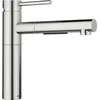 Image de BLANCO ALTA-S II | Acier inoxydable PVD steel | Haute pression | Avec tuyau extractible | Clapet anti-retour | Cartouche en céramique | Qualité de l'eau sûre et économie d'eau