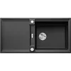 Image de BLANCO Adira XL 6 S-F, SILGRANIT anthracite Type d'encastrement : affleurant, réversible, avec commande d'évacuation, avec accessoires, grand bac et surface facile à nettoyer