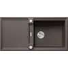 Image de BLANCO Adira XL 6 S SILGRANIT Coffe, type d'encastrement : encastrement par le haut, réversible, avec commande d'évacuation, avec accessoires, grand bac et surface facile à nettoyer