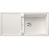 Image de BLANCO Adira XL 6 S SILGRANIT Blanc Type d'encastrement : encastrement par le haut, réversible, avec commande d'évacuation, avec accessoires, grand bac et surface facile à nettoyer
