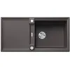 Image de BLANCO Adira XL 6 S SILGRANIT Meuble bas 60 cm Gris roche Type de montage : encastrement par le haut, réversible, avec commande d'écoulement, avec accessoires, grand bac et surface facile à nettoyer