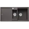Image de BLANCO ADIRA 6 S SILGRANIT Meuble bas 60 cm Gris roche Montage par le haut Réversible avec commande de purge et accessoires Grand bac Surface facile à nettoyer