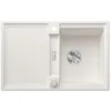 Image de BLANCO ADIRA 45 S SILGRANIT blanc, type de montage : encastrement par le haut, réversible, avec commande de ventilation, avec accessoires, meuble bas de 45 cm, grand bac et surface facile à nettoyer