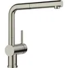 Image de BLANCO LINUS-S Satin platinum | Haute pression | Avec tuyau extractible | Clapet anti-retour | Cartouche en céramique | Qualité de l'eau sûre et économie d'eau