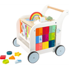 Image de Chariot de marche en bois multi activités Arc en ciel éléphant Small SFBL11607