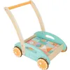 Image de Chariot de marche en bois 34 Cubes Pastel Small foot by Legler® - LGLSF11766