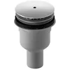 Image de Bonde de douche sortie verticale blanche