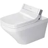 Image de Duravit Wand-WC DuraStyle 620 mm, Tiefspüler (ohne Deckel) für SensoWash C mit verdecktem Anschluß, weiss mit Wondergliss Beschichtung, 25375900001