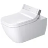 Image de Duravit Wand-WC (ohne Deckel) Happy D.2 620 mm, Tiefspüler rimless, Durafix, für SensoWash, weiss, 2550590000