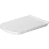 Image de Duravit Abattant WC dur Durastyle Vital Long avec couvercle et charnières en acier inoxydable, 1 pièce, blanc, 62310000