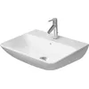 Image de Duravit Waschtisch ME by Starck m ÜL m HLB 600x460mm 1 Hahnloch weiß 1 pièces