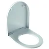 Image de Keramag 03966 6 Renova N° 1 Abattant WC rond avec charnières en métal Duroplast Blanc