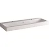 Image de Geberit iCon 124020000 Lavabo 124020 avec deux trous pour robinetterie Blanc 120 x 48,5 cm
