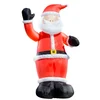 Image de infactory Père Noël XXL : Père Noël lumineux gonflable, 270 cm (décoration de Noël gonflable, décoration de Noël gonflable, décoration de Noël extérieure)