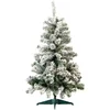 Image de infactory Décoration : sapin de Noël artificiel en forme de neige, 120 cm, 199 pointes en PVC (arbre de Noël à emboîter, support de sapin de Noël artificiel, neige artificielle)