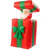 Image de Cadeau autogonflant avec Père Noël animé, 150 cm [Infactory]