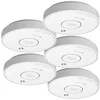 Image de VisorTech Détecteurs de fumée connectés : lot de 5 détecteurs de fumée sans fil, 85 dB (détecteurs de fumée connectés sans fil, télécommandés, réseau)