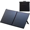 Image de revolt Panneau solaire pliable : panneau solaire mobile pliable, 2 panneaux solaires monocristallins, 80 W (panneau solaire de camping, panneau solaire pour la maison, convertisseur de tension)