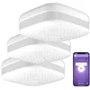 Image de VisorTech Lot de 3 détecteurs de fumée et de chaleur sans fil avec notification d'application dans le monde entier (détecteur de fumée, téléphone portable, radio avec application, home)