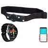 Image de Newgen Medicals Bracelet de fitness intelligent avec sangle pectorale, ECG, pression artérielle, SpO2, application, IP67 (montre intelligente, pression artérielle, pulsation, ECG, téléphone portable