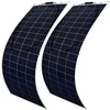 Image de revolt Balcon solaire : lot de 2 panneaux solaires flexibles pour MC4, résistant au sel, 200 W, IP67 (panneau solaire flexible, panneaux solaires flexibles pour balcon, station d'alimentation)