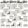 Image de revolt Supports solaires toit : quatre kits de montage sans perçage pour panneaux solaires avec une épaisseur de cadre de 18-40 mm (fixations de module PV toit plat, kits de fixation solaire)