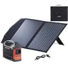 Image de Revolt Power Bank avec panneausolaire: station d'alimentation et générateur solaire pliable de 50 W, 155 Wh