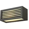 Image de SLV Box-L Applique murale d'extérieur carrée 18 W maximum aluminium/verre acrylique E27 Anthracite 11 x 25 x 11 cm