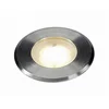 Image de SLV Dasar Spot plat 80 LED pour terrasse, spot de jardin, lampe de sol pour extérieur / IP67 3000 K 4,3 W 140 lm en acier inoxydable 125 degrés 304 4,3 W