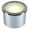 Image de SLV Spot LED encastrable au sol DASAR FLAT 120 pour terrasse, projecteur extérieur, lampe encastrée, lampe de jardin, lampe de sol pour extérieur, IP65/IP67 3000 K, 7 W, 520 lm, acier inoxydable