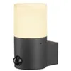 Image de SLV GRAFIT Outdoor Wandaufbauleuchte, anthrazit, round, E27, mit Sensor (1006179)