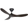 Image de Ventilateur de plafond CasaFan 312217 Eco authentique 122 cm Noyer/noir mat