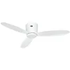 Image de CasaFan ECO PLANO II 112 WE-WE WiFi Fl?gel lack wei? Deckenventilator 13 W (? x H) 112 cm x 160 mm Wei? mit Fernbedienung, Timer, Winterbetrieb, App gesteuert (311283W)