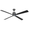 Image de CasaFan Ventilateur de plafond avec WiFi Eco Neo III 152 cm 952303W Moteur gris basalte/pales réversibles noir et teck