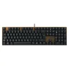 Image de CHERRY KC 200 MX Clavier de bureau mécanique avec plaque métallique anodisée, disposition allemande (QWERTZ), filaire, commutateurs MX2A BROWN, noir/bronze