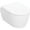 Image de Geberit iCon WC mural, Rimfree, avec siège WC, forme fermée, projection abrégée, 502.381. , couleur : blanc alpin mat