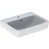 Image de Geberit Waschtisch RENOVA PLAN mit Hahnloch mit Überlauf 550x440mm weiß 1 pièces