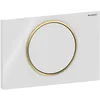 Image de Geberit - Bouton poussoir Geberit Sigma10, pour téléchargement interrumpiable : Blanc/Doré/Blanc (115.758.KK.5)
