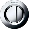 Image de Geberit-116,042,21.1 Poussoir pneumatique à distance 01 fixé pour chasse d'eau double chrome brillant