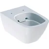 Image de Geberit Smyle Square WC lavables, sans Rebord, Suspendus, 4,5/6l, Forme fermée, Coloris: Blanc - 500.208.01.1