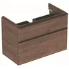 Image de Geberit Smyle Meuble sous-lavabo Noyer Hickory 88,4 x 47 x 61,7 cm