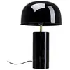 Image de Kare Lampe de table design Loungy - En forme de champignon - Fabriquée à la main - Noir - 38 cm