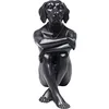 Image de Kare Figurine décorative design Dog Marc - Noir - Objet décoratif - Sculpture décorative - Décoration de table - Motif chien - Pour salon, couloir, bureau - 33 x 26 x 17 cm (H x l x P)